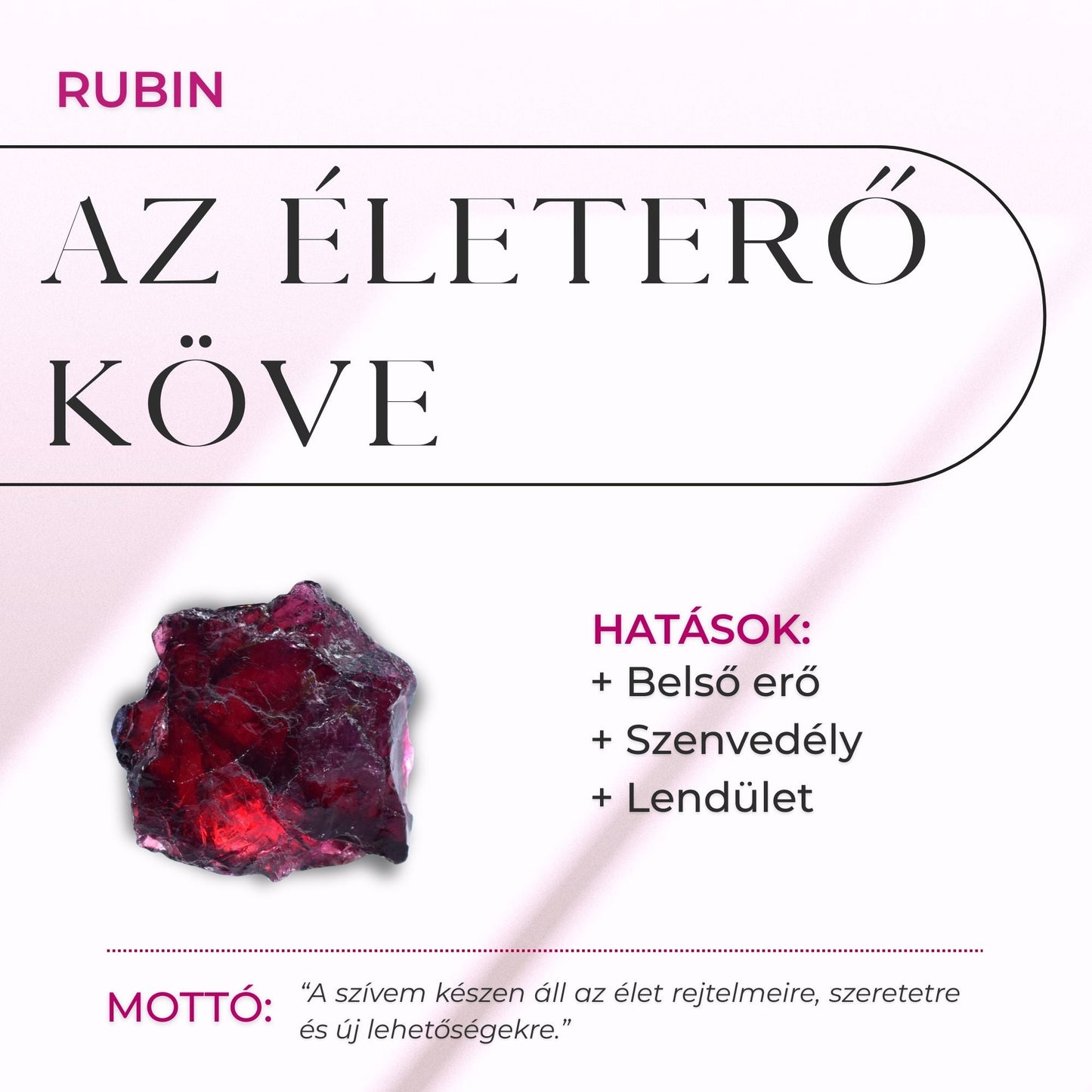 ZenCrystal – Rubín-Granát prsteň